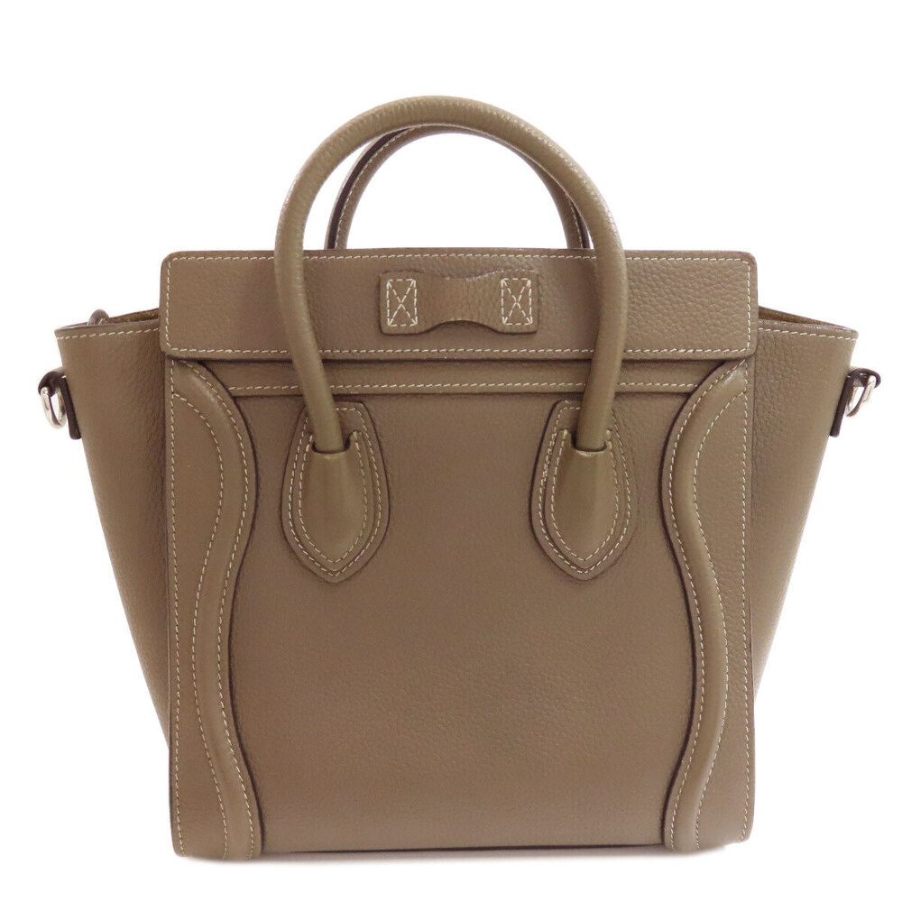 Celine Tote Handbag Luggage Calfskin Black